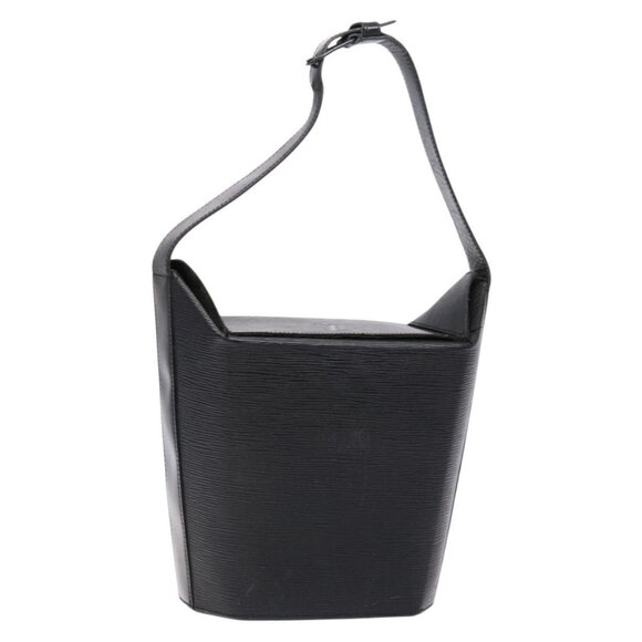 LOUIS VUITTON Epi Sac Seau Shoulder Bag Black M80161 LV Auth 140279